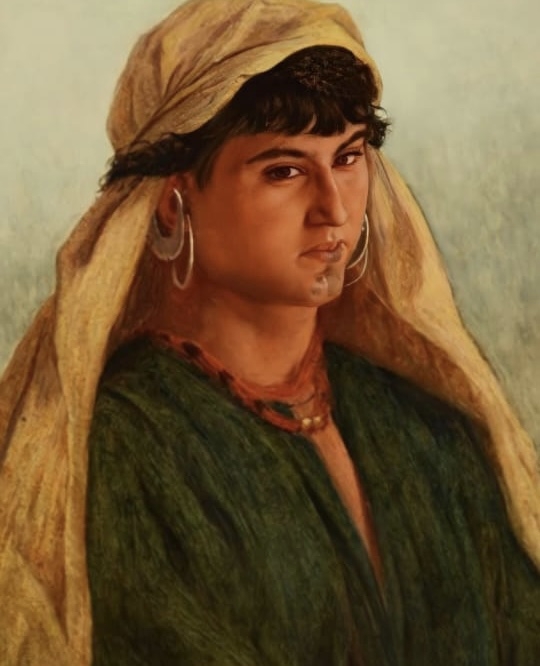 Portrait of an Ahwari woman (1871) by Frederick Goodall.